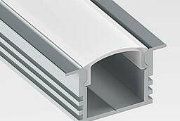 Cut-in aluminum profile LC-LPV-1222-2 Anod