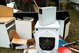 Removal of old household appliances. Take out old household appliances