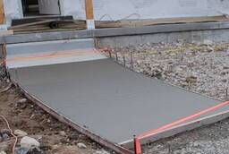 Заливка бетонной стяжки