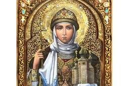 Picturesque icon Holy Equal-to-the-Apostles Princess Olga. ..