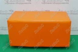 Банкетка прямоугольник 670х330х360мм, цвет оранжевый, BN-001 оранжевый