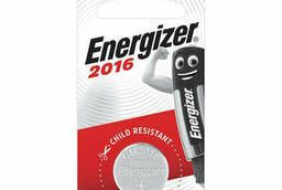 Батарейка Energizer, CR 2016, литиевая, 1 шт, в блистере