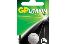 Батарейка GP Lithium, CR1620, литиевая, 1 шт. , в. ..