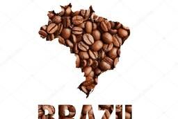 Бразилия Серрадо Свежеобжаренный зерновой кофе