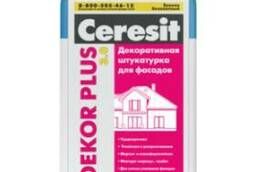 Ceresit Dekor Plus, штукатурка декоративная для фасадов. ..
