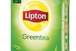Lipton tea (Lipton) Clear Green, green, 100 bags. ..