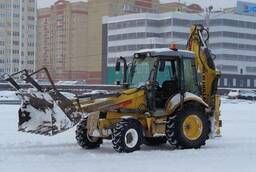 Snow removal, snow removal and removal, tractor for cleaning