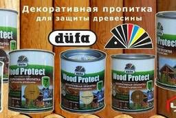 Декоративная пропитка для защиты древесины Dufa Wood Protect