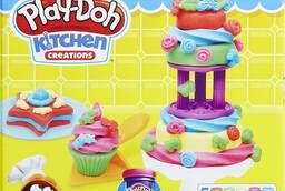 Делаем торт. Набор для лепки Play-Doh