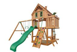 Деревянная детская игровая площадка для дачи Шато (Домик)
