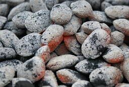 Charcoal briquettes from the manufacturer