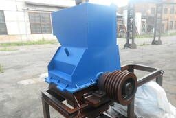 Crusher for plastic and batteries.