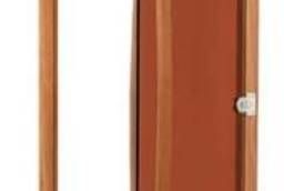 Дверь для бани SAWO 741-3SGD-R-1, бронза без порога с вертикальной изогнутой ручкой. ..