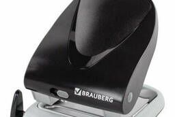 Brauberg G-Line punch, up to 40 sheets, black, 224341
