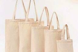 Eco bags of various sizes made of 100 cotton
