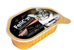 FeliCat Корм мясной для кошек с говядиной, 95 гр.