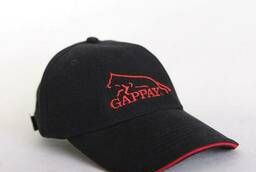Gappay Gappay Baseball Cap black with red stripe and. ..
