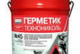 Герметик бутил-каучуковый Технониколь №45, (серый), ведро. ..