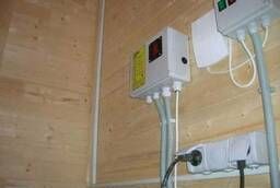 Engineering equipment of houses heating plumbing electrician