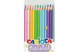 Карандаши цветные пастельные Carioca Pastel, 12 цветов. ..