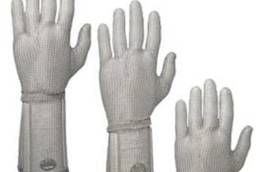 Кольчужная перчатка на руку с отворотом 15 см niroflex fix