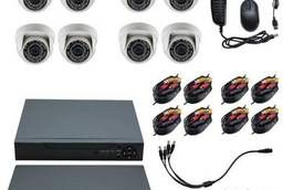 Video Surveillance Kit 8 Cameras 1Mp Ahd For Indoor