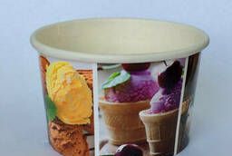 Ice cream bowl Rozhok 170ml paper