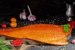 Cold smoked salmon fillet