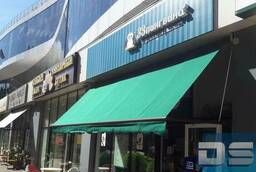 Awnings with a logo