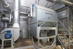 Machine for preliminary grain cleaning Alfa-200 russian