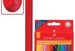 Мелки пластиковые Faber-Castell Grip, 12 цветов. ..