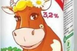 Молоко ультрапастеризованное 3, 2% ТБА Добрая Буренка