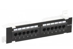 Wall patch panel category 5E UTP 12 ports (IDC Dual)