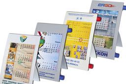 Настольные календари с эксклюзивным дизайном.