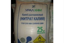 Potassium nitrate in bags of 25 kg