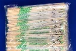 Палочки для суши бамбуковые 23 см с зубочисткой круглые ( 100 пар) 1/30