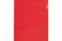 Папка-уголок Brauberg, красная 0, 10 мм, 223967