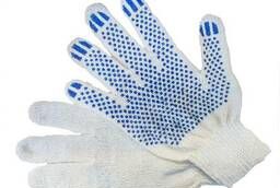 Gloves with pvc, without pvc, with 2nd latex coating