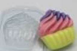 Пластиковая форма Мороженое/Мягкое в корзине