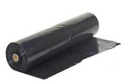 Пленка полиэтиленовая черная 80мкм ширина 3м/рукав 1, 5м 100м