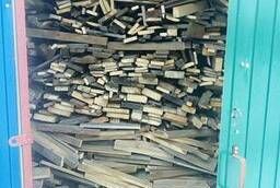 Продам сухие дрова из обрезной доски и мелкого бруса