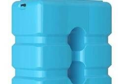 Прямоугольный бак для воды ATP 800, синий, с поплавком