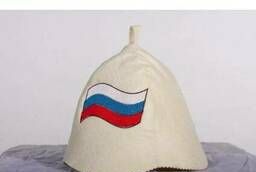 Bath hat with embroidery ТЦ100metrovka + flag