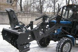 Rotary snow blower for MTZ