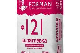 Шпатлевка полимерная Forman 121, Финиш белый, 25 кг