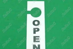 Табличка информационная Open/Close, белый, В-160-Open/Close