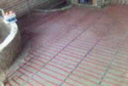 Underfloor heating in houses, baths, hammams, swimming pools - cable systems