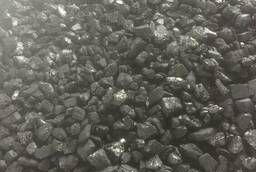 Anthracite coal in bags