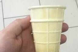 Вафельный стаканчик для закаленного мороженого