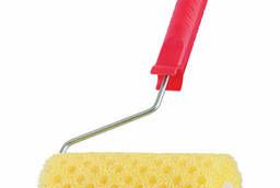 Roller Structural foam rubber with a handle, polka dots, 180 mm, D 80 mm , D handle 6 mm MTX